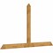 Ekena Millwork Portland Rough Sawn Timber Gable Bracket, Western Red Cedar, 108"W x 63"H x 2"D x 6"F, 14/12 Pitch GBW108X63X0206POR00RWR - alternate 3